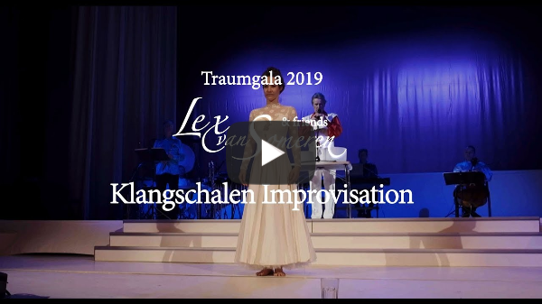 CRYSTAL SINGING BOWLS IMPROVISATION - Lex van Someren's TRAUMGALA 2019 Kurhaus Baden-Baden