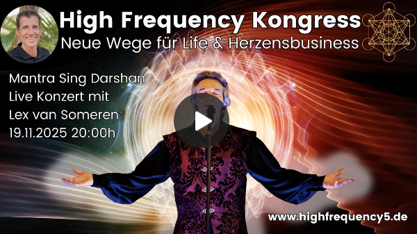 LIVESTREAM DARSHAN-KONZERT mit LEX VAN SOMEREN  19. NOVEMBER 2025 - 20.00 Uhr MEZ / 8.00 pm CET