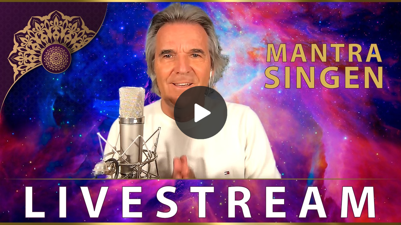 LIVESTREAM MANTRA-SING-DARSHAN mit LEX VAN SOMEREN  4. MAI 2026 - 20.30 Uhr MESZ / 8.30 pm CEST